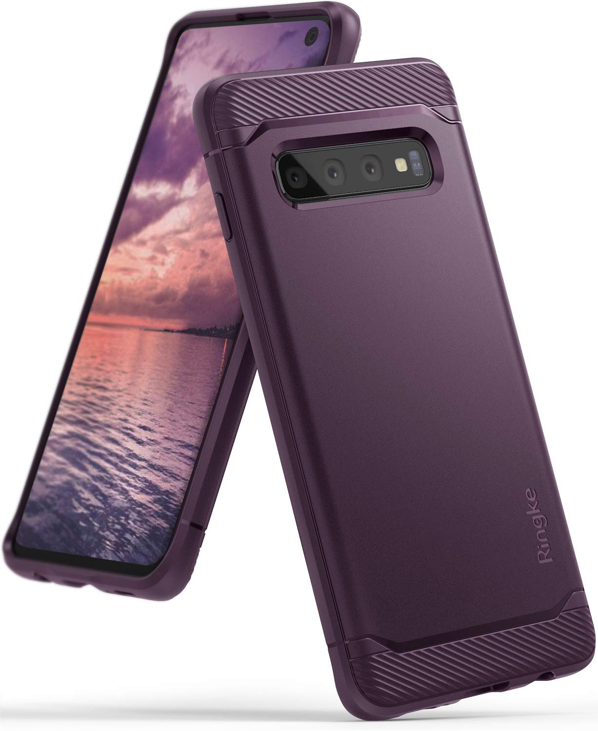 galaxy s10 case, ringke, onyx case, Lilac Purple