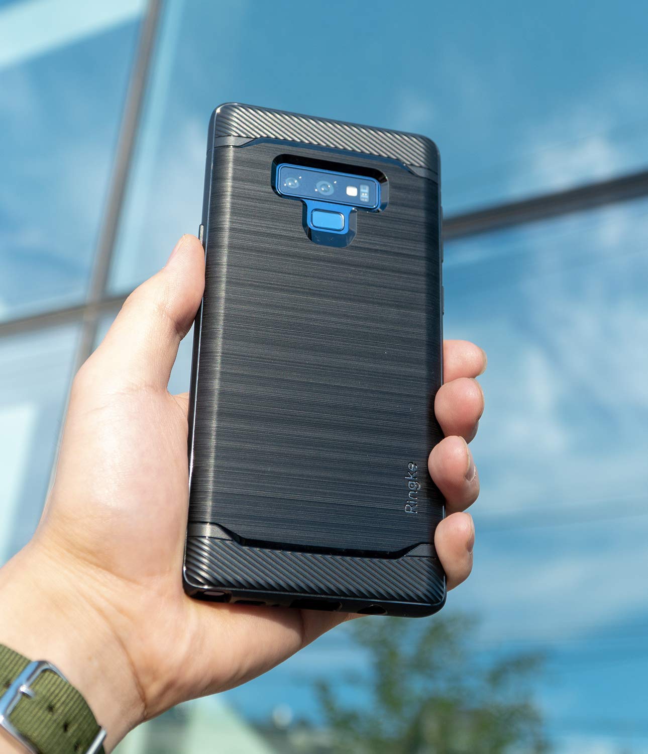 galaxy note 9 case ringke onyx black