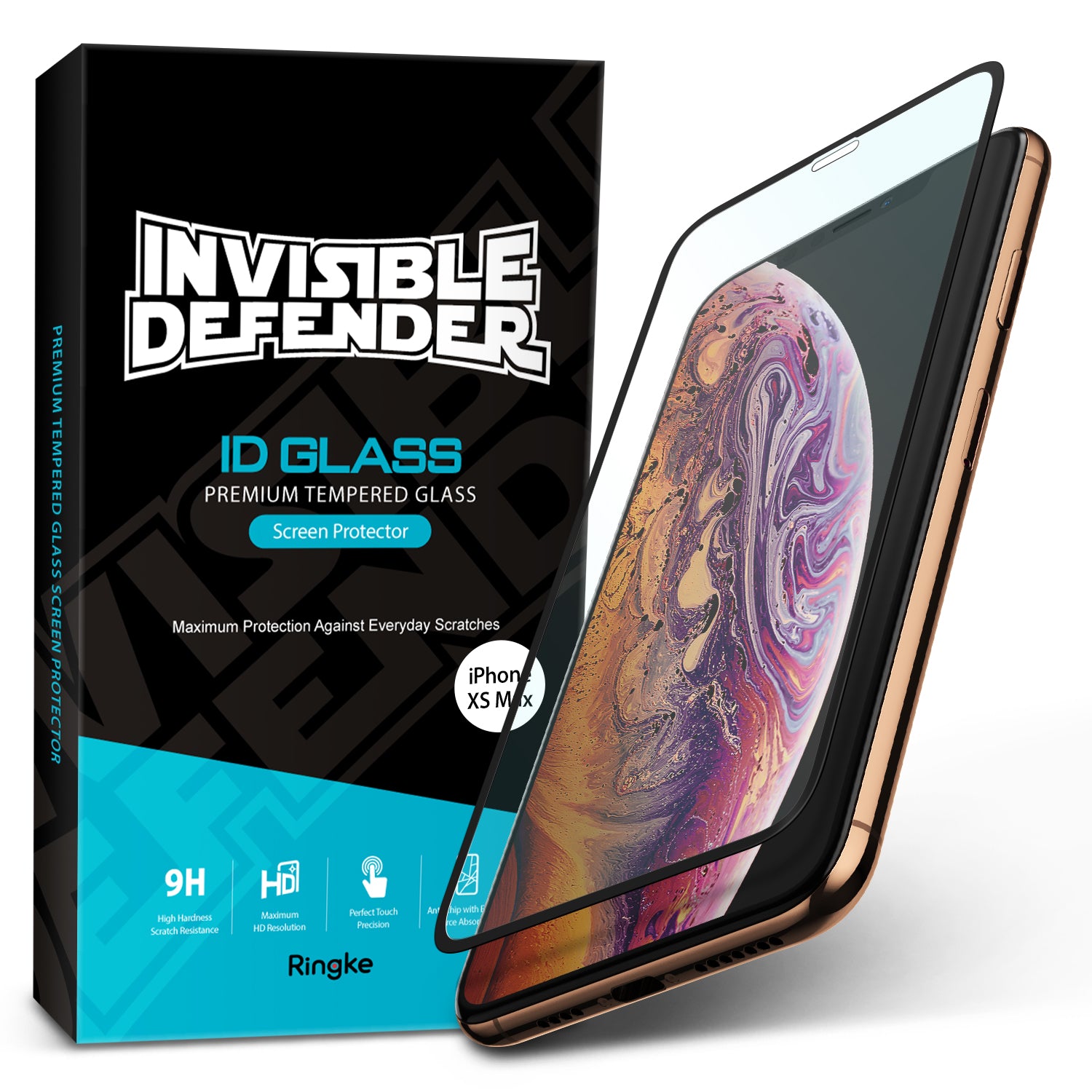 iPhone XS Max Screen Protector | Invisible Defender Glass