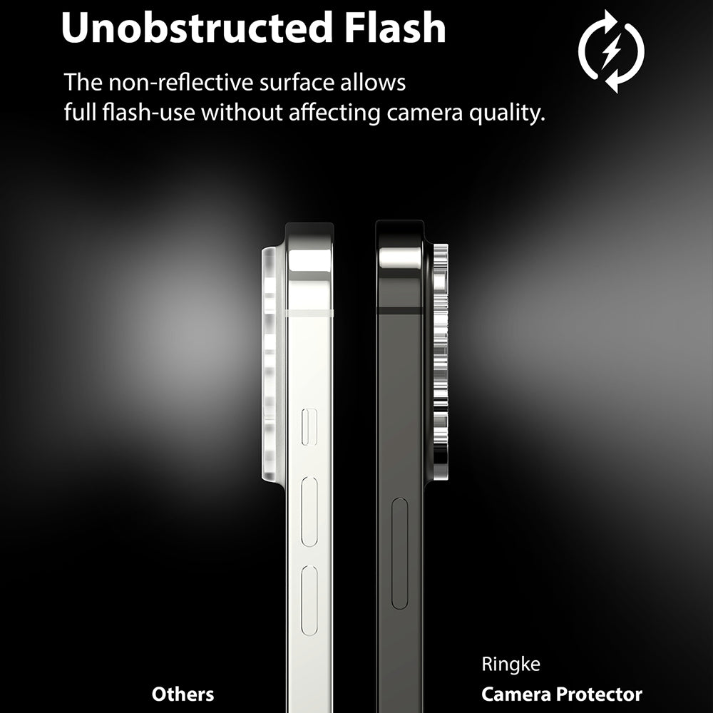 iPhone 13 Pro / 13 Pro Max | Camera Protector Glass [3 Pack] - Unobstructed Flash
