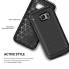 ringke onyx rugged flexible tpu shockproof cover case for galaxy s7 edge