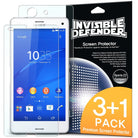 xperia z3 compact, ringke invisible defender 3+1 pack screen protector