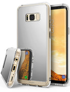 samsung galaxy s8 case ringke fusion case mirror case bright reflection radiant luxury mirror case silver