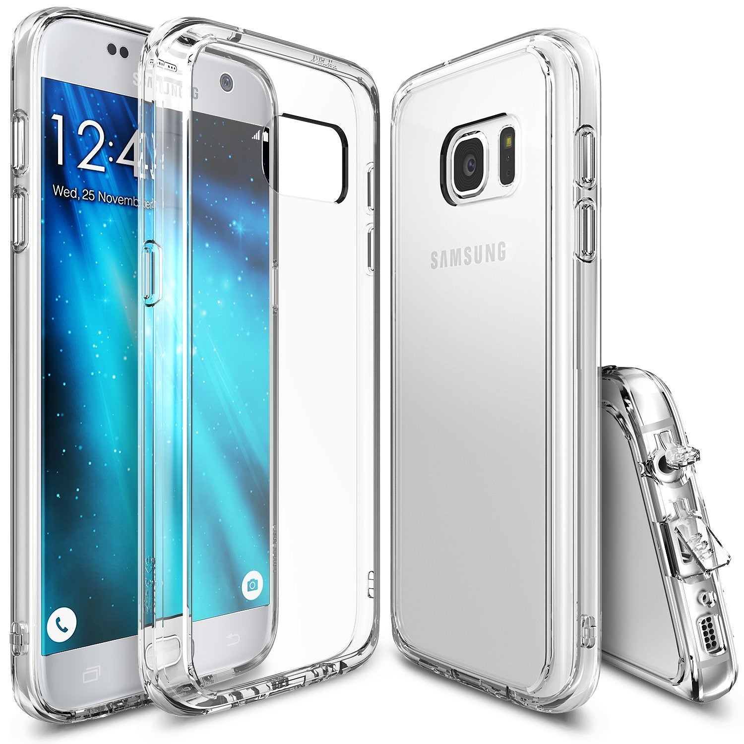 ringke fusion clear transparent hard back cover case for galaxy s7 clear