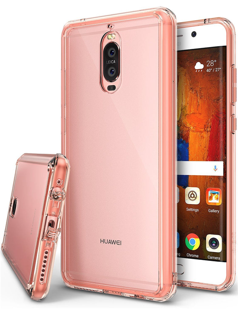huawei mate 9 pro case ringke fusion case crystal clear pc back tpu bumper case rose gold crystal