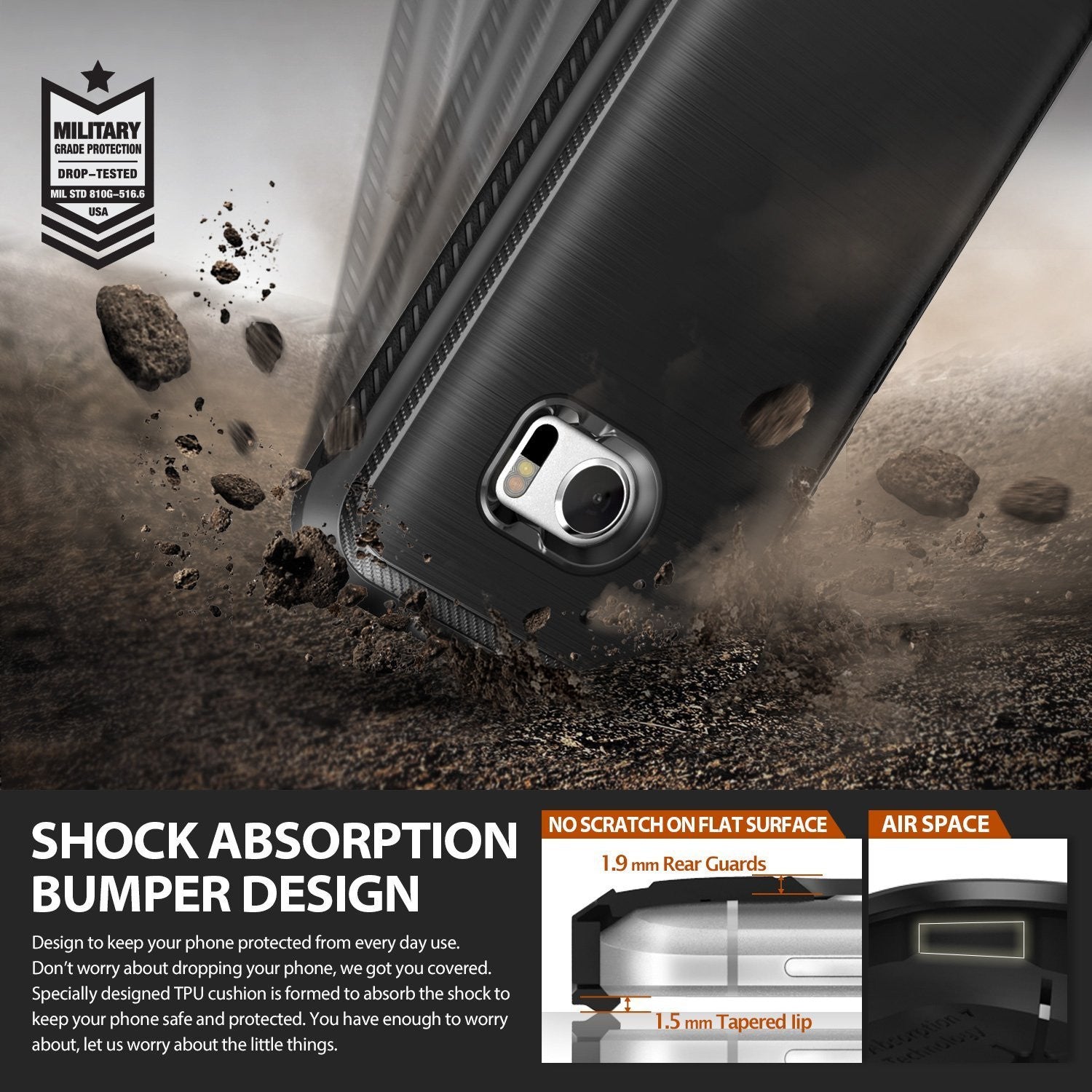 shock absorption bumper design