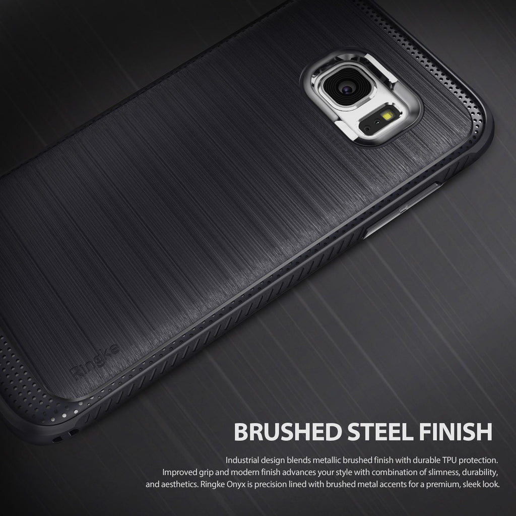 ringke onyx rugged flexible tpu shockproof cover case for galaxy s7 edge
