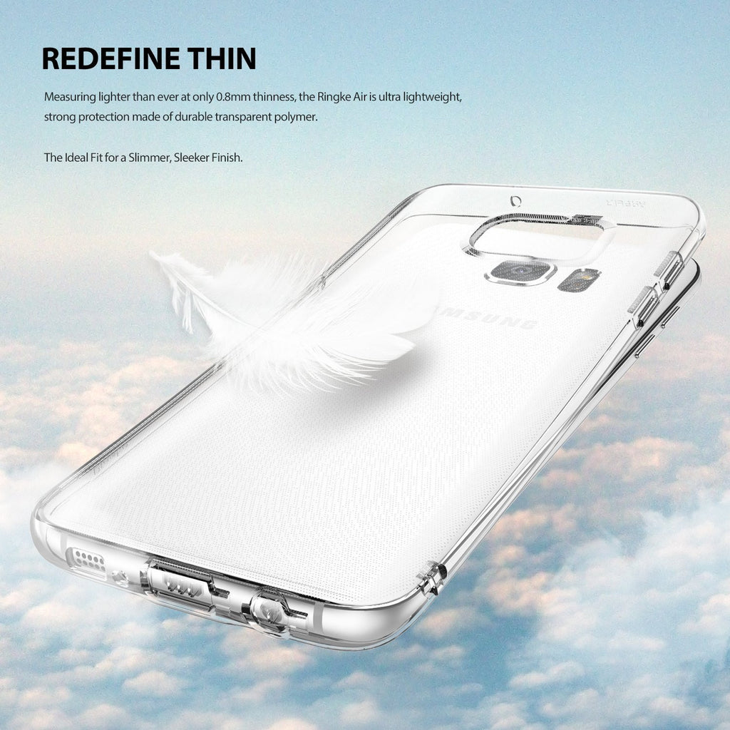 ringke air thin flexible tpu cover case for galaxy s7 edge