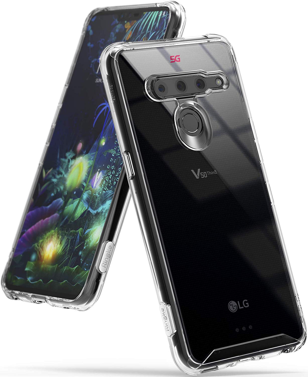 Designed for LG V50 ThinQ 5G Case Protective Cover 6.4" (2019) - clear