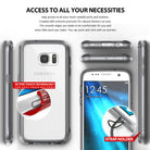 ringke fusion clear transparent hard back cover case for galaxy s7