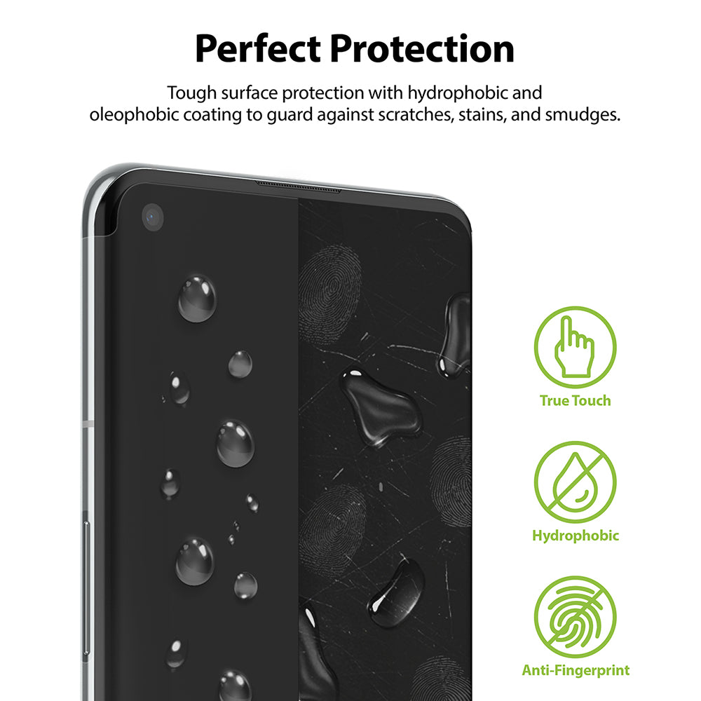 tough surface protection with hydrophobic and oleophobic coating