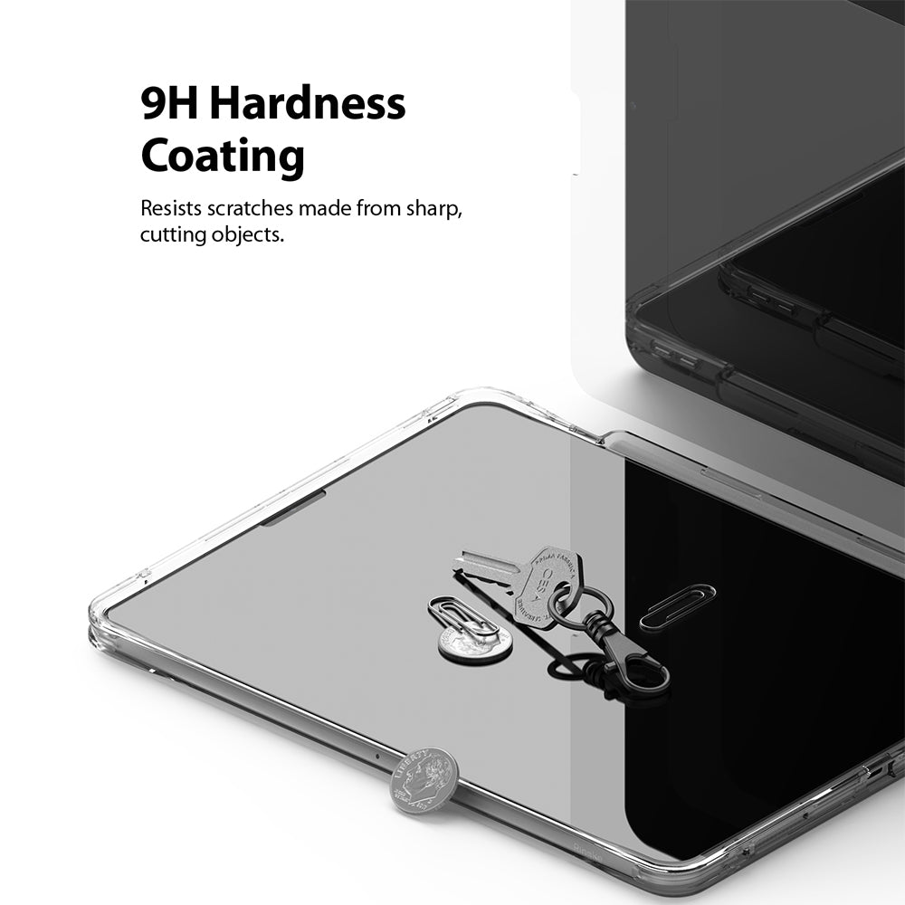 9h hardness coating - resists scratches made from sharp, cutting objects