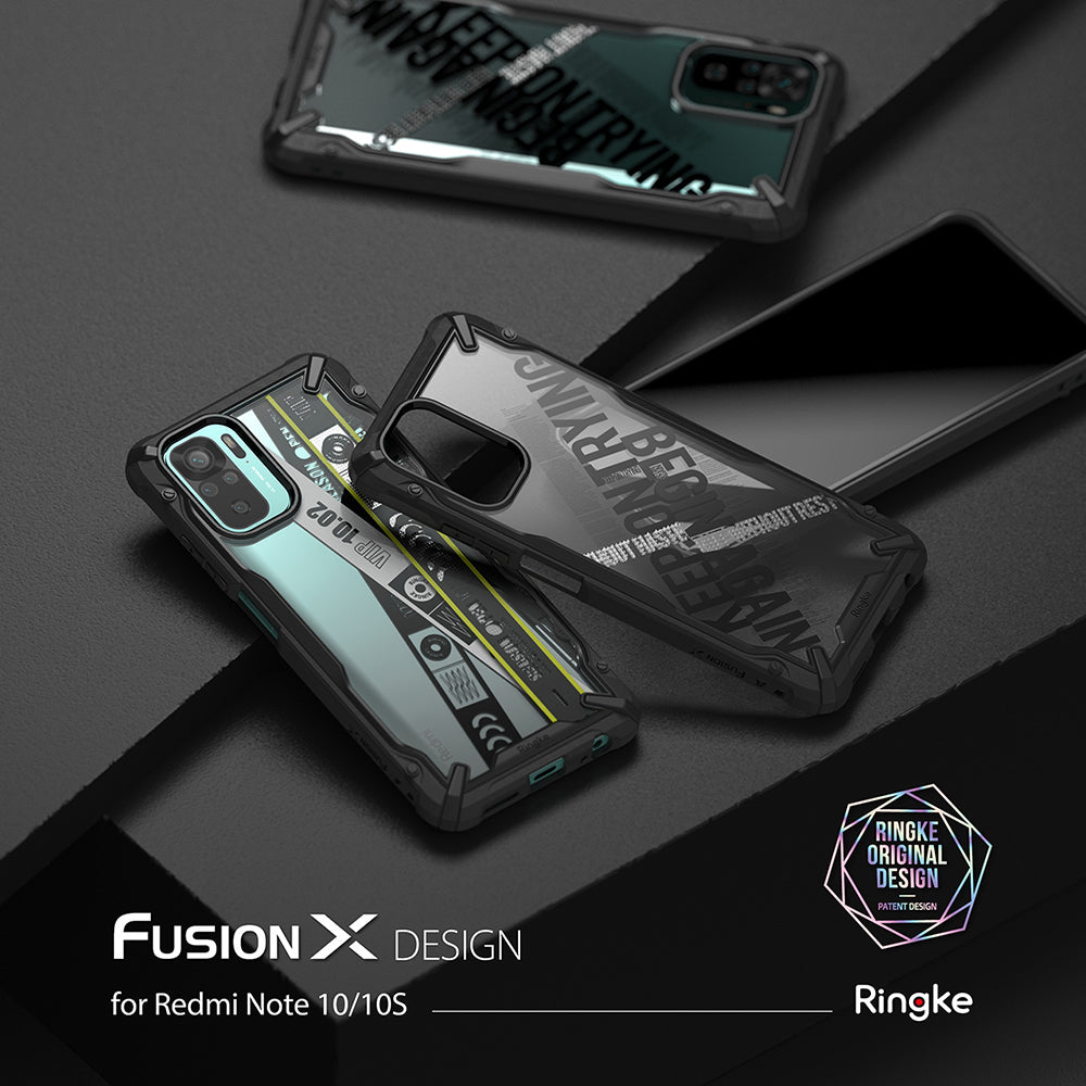 xiaomi redmi note 10 case, redmi note 10s case, ringke fusion-x design