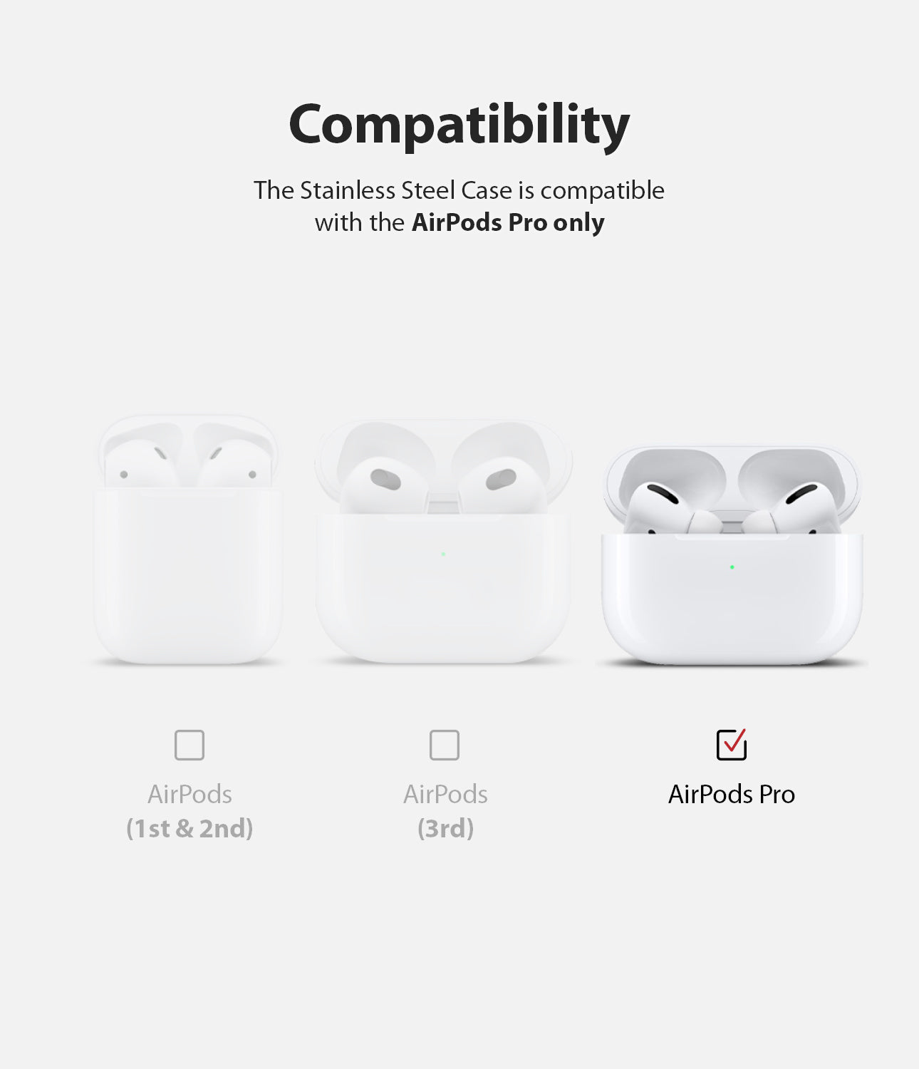 Compatible with AirPods Pro only