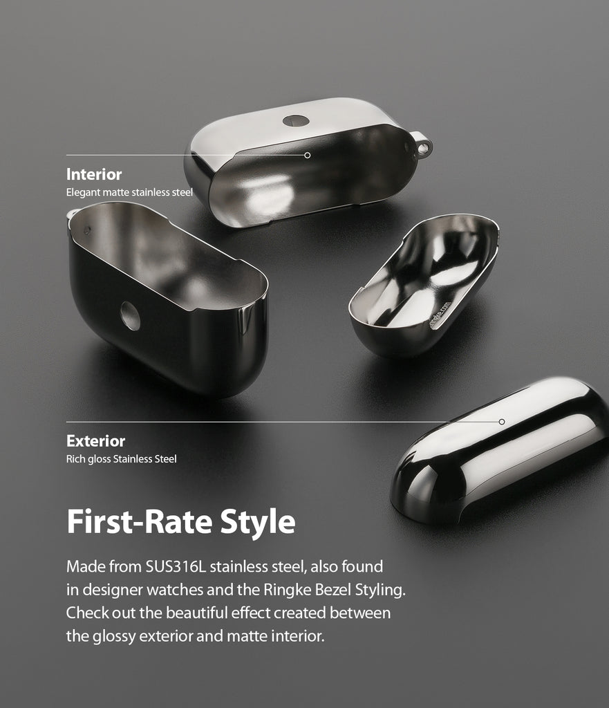 AirPods Pro Case Ringke Stainless Steel Case Ringke Official Store