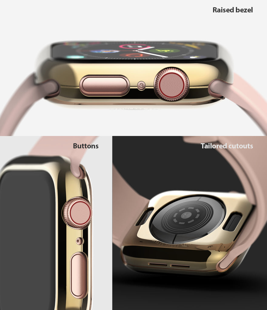 raised bezel / button cutouts / tailored cutouts