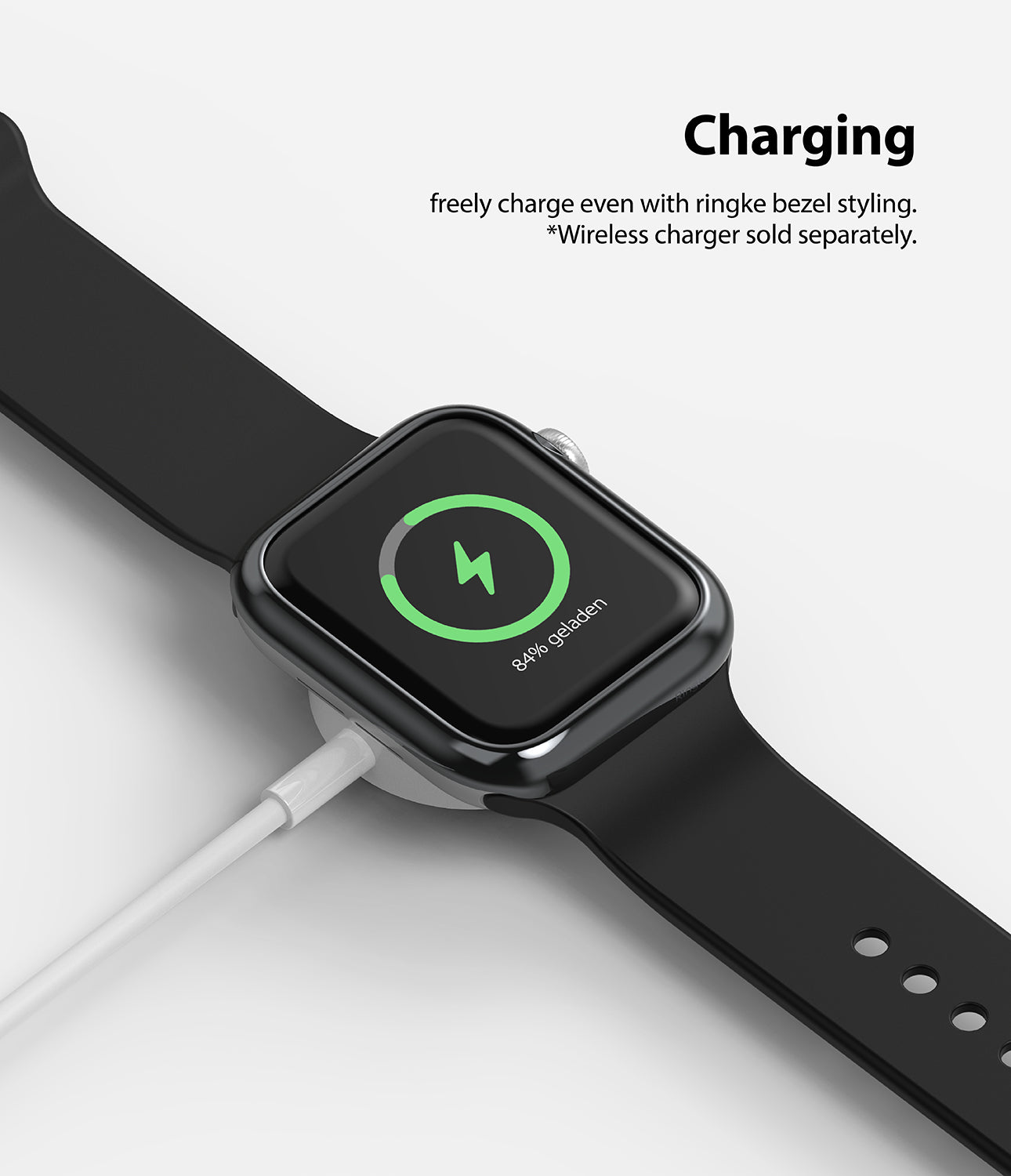 wireless charging compatible without removing the bezel styling