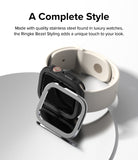 Apple Watch Series (41mm / 40mm) | Air Sports (Black) + Bezel Styling 30 (Silver)-A Complete Style