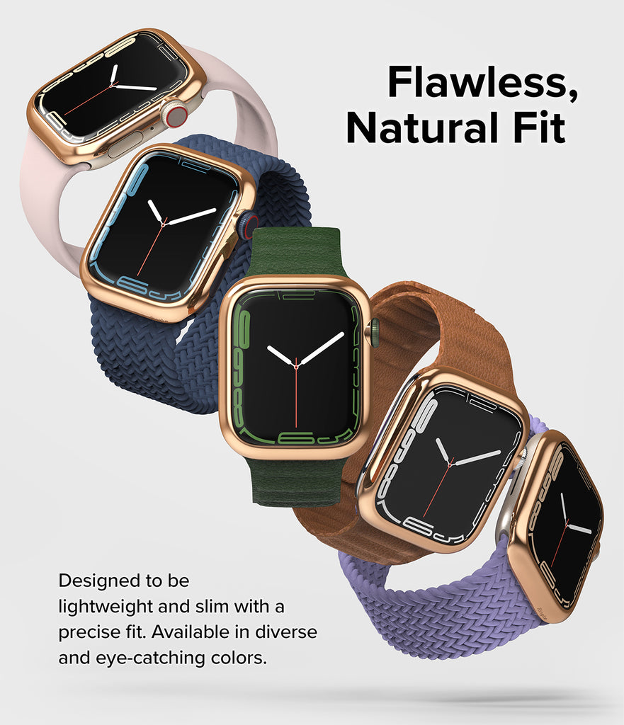 Apple Watch Series (41mm) / Ringke Bezel Styling / 41-02 Rose Gold-Flawless, Natural Fit