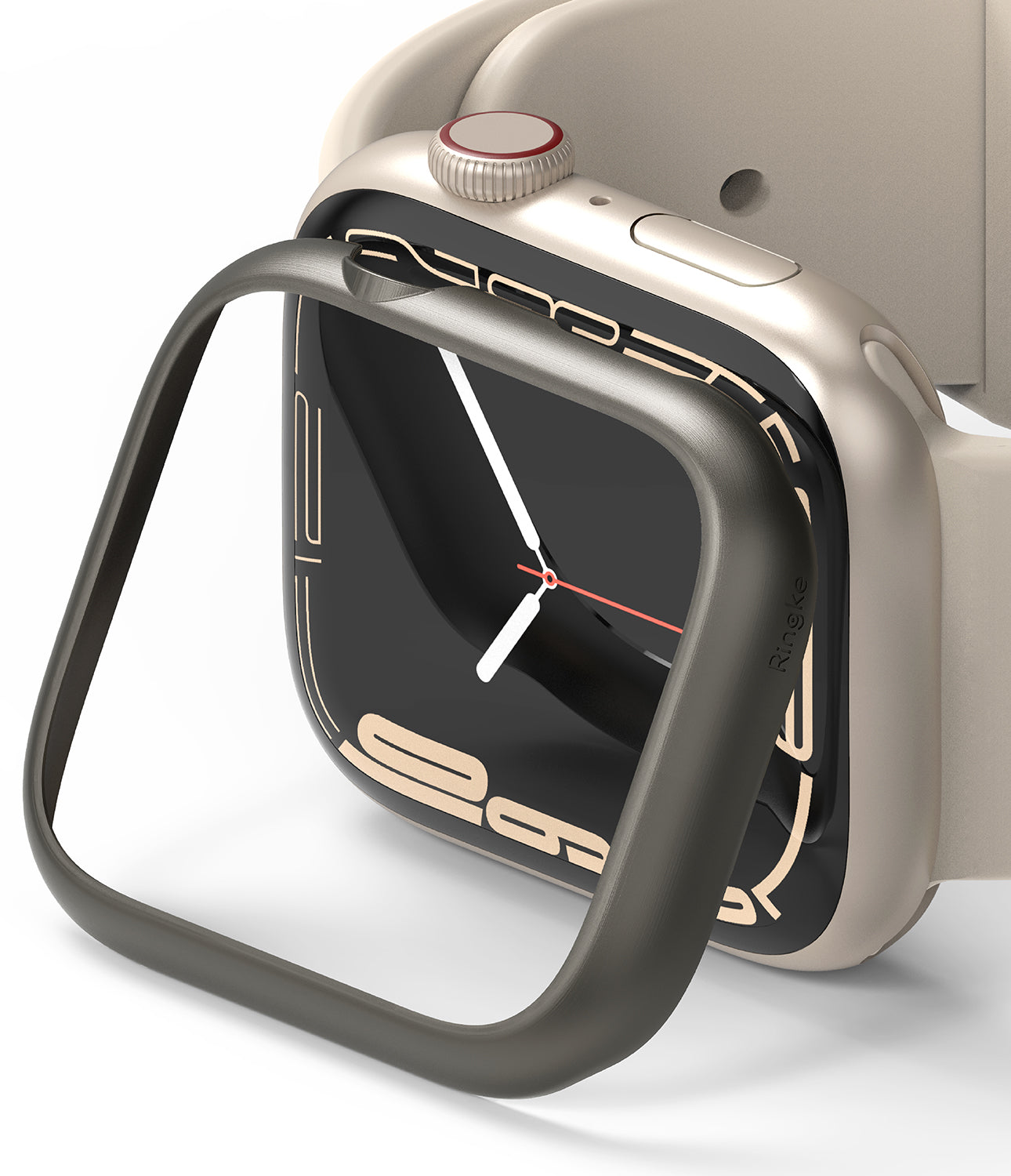 Apple Watch Series 41mm Bezel Styling 41-12 Hairline Graphite