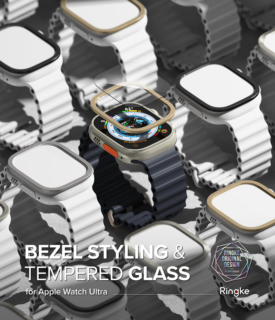 Bezel Styling & Tempered Glass for Apple Watch Ultra