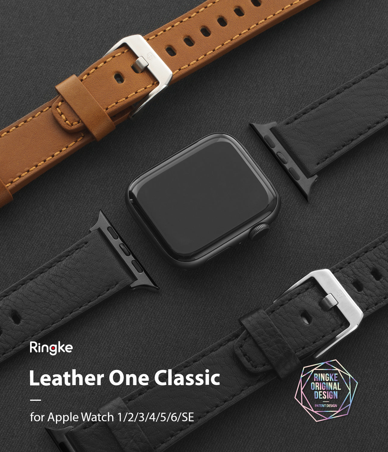 ringke leather one band for apple watch 38mm / 40mm