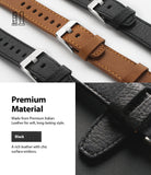 made from premium Italian leather for soft, long-lasting style