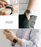 leather one classic band for apple watch