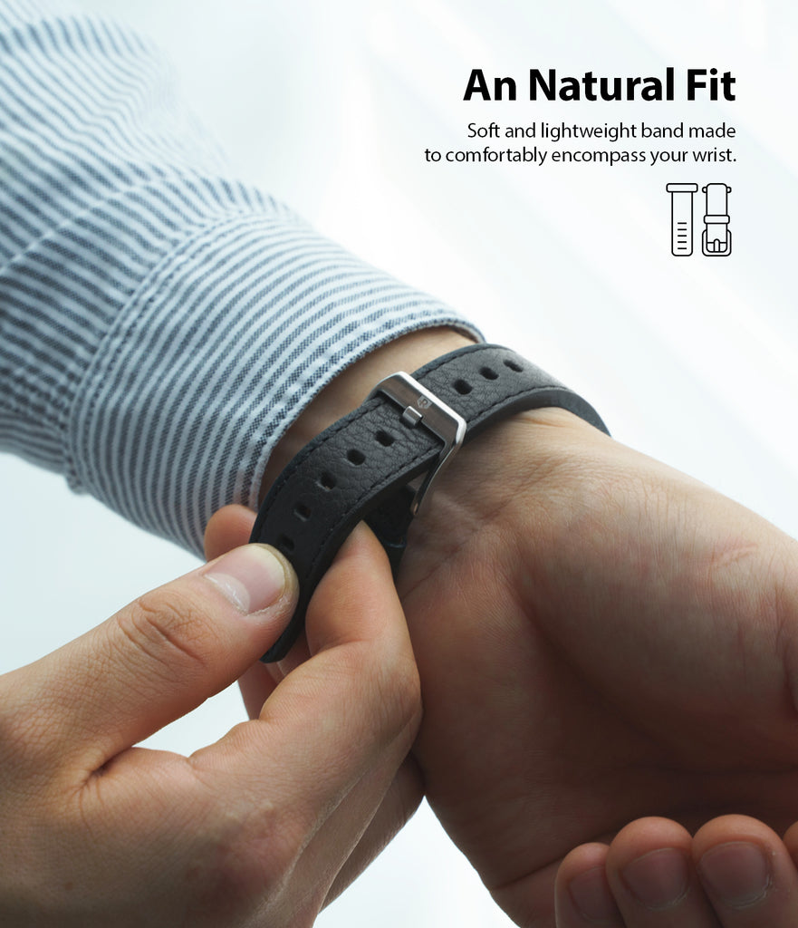 natural fit - soft and lightweight band made to comfortably encompass your wrist