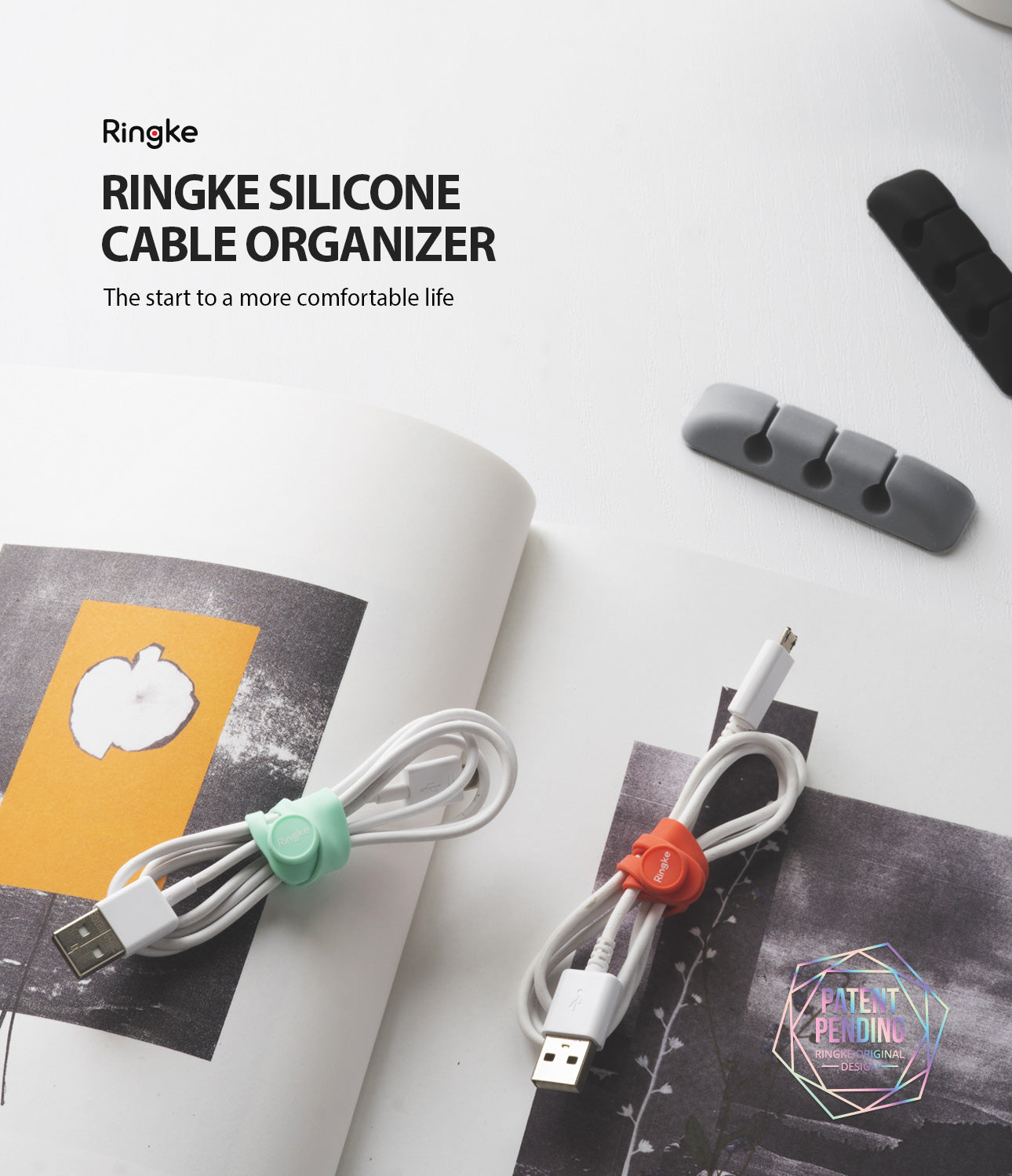 ringke silicone cable organizer 