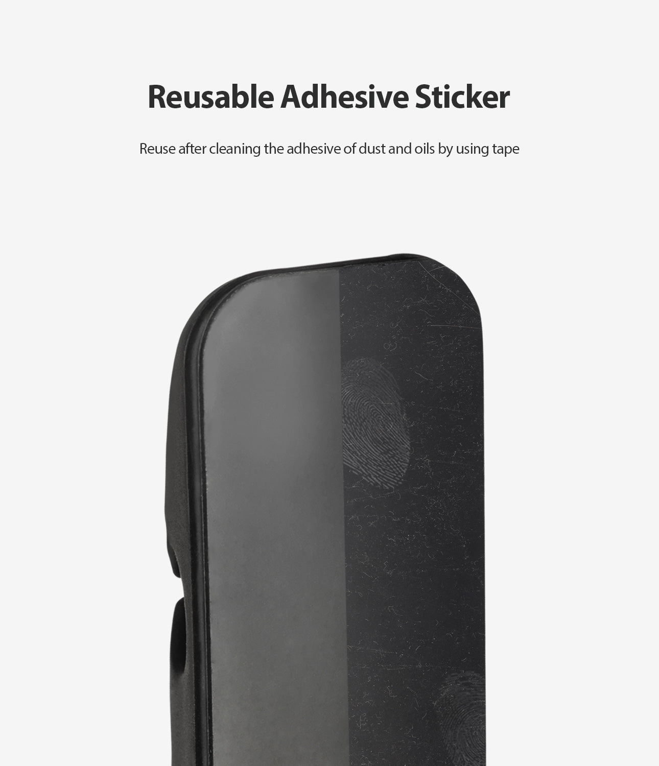 reusable adhesive sticker