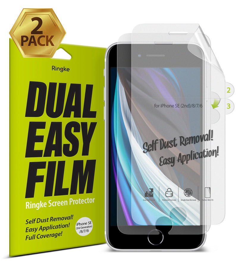 iPhone 8 & iPhone 7 Screen Protector  Ringke Dual Easy Film – Ringke  Official Store