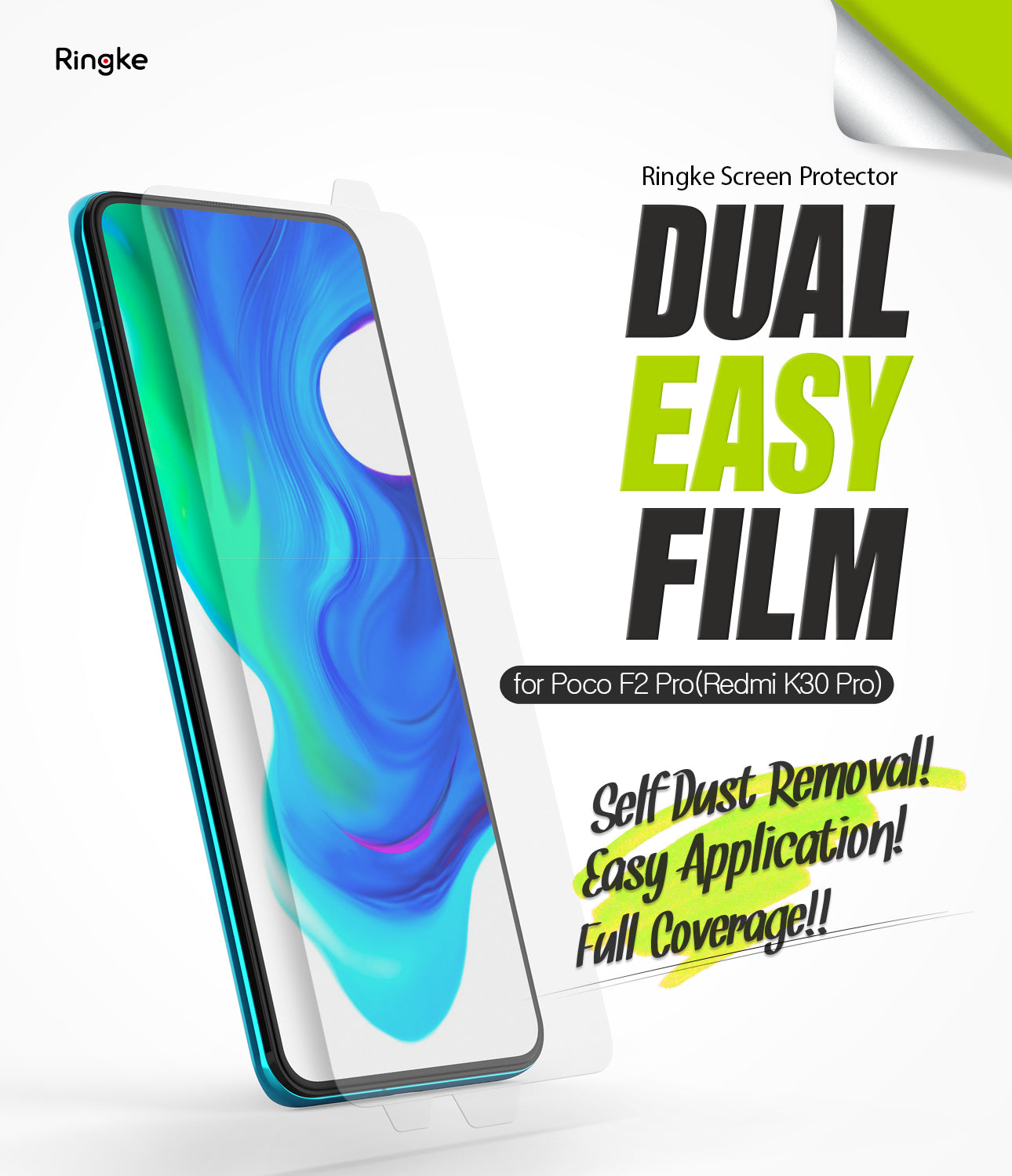 Redmi K30 Pro / Poco F2 Pro Screen Protector | Dual Easy Film