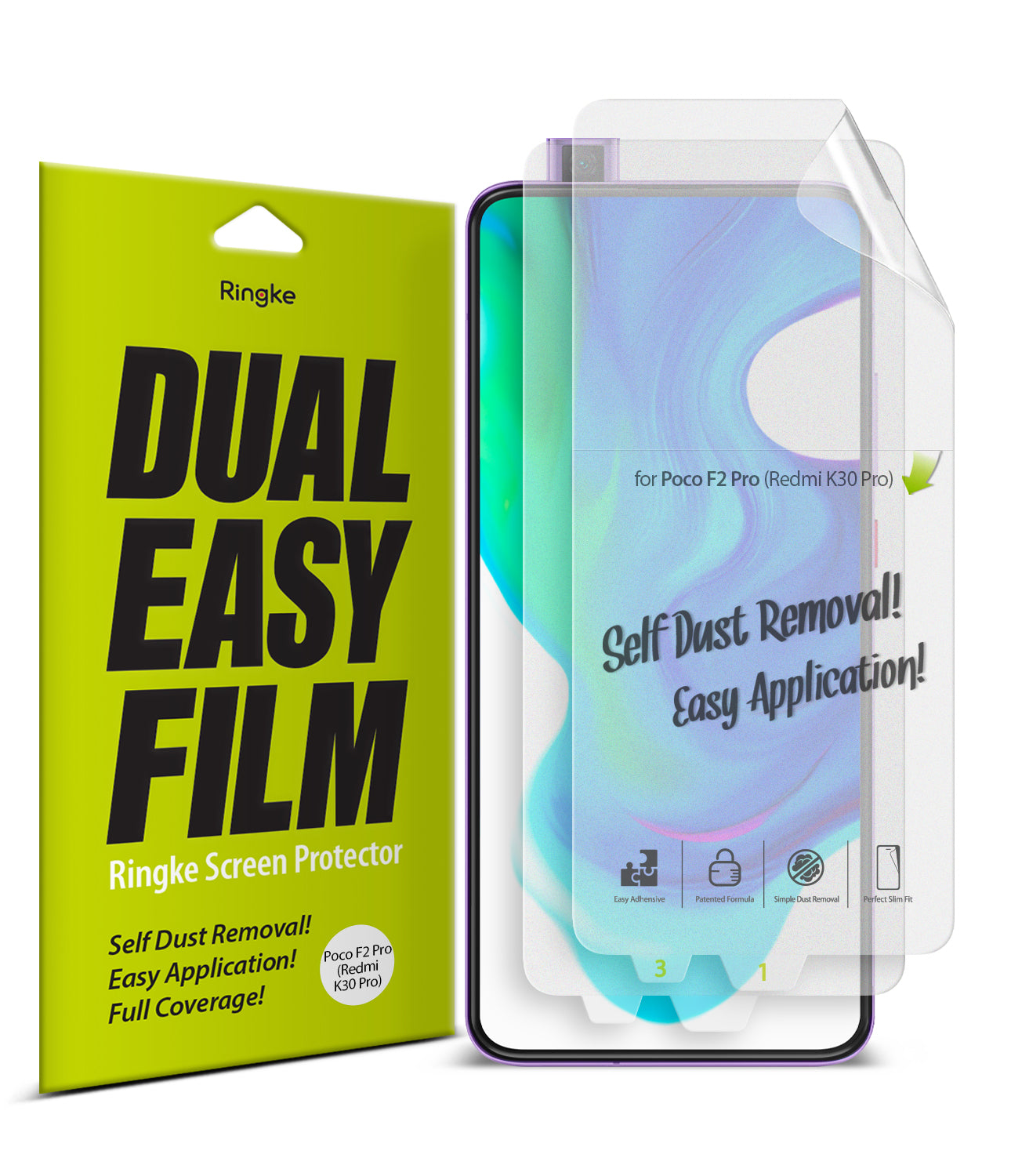 Redmi K30 Pro / Poco F2 Pro Screen Protector | Dual Easy Film