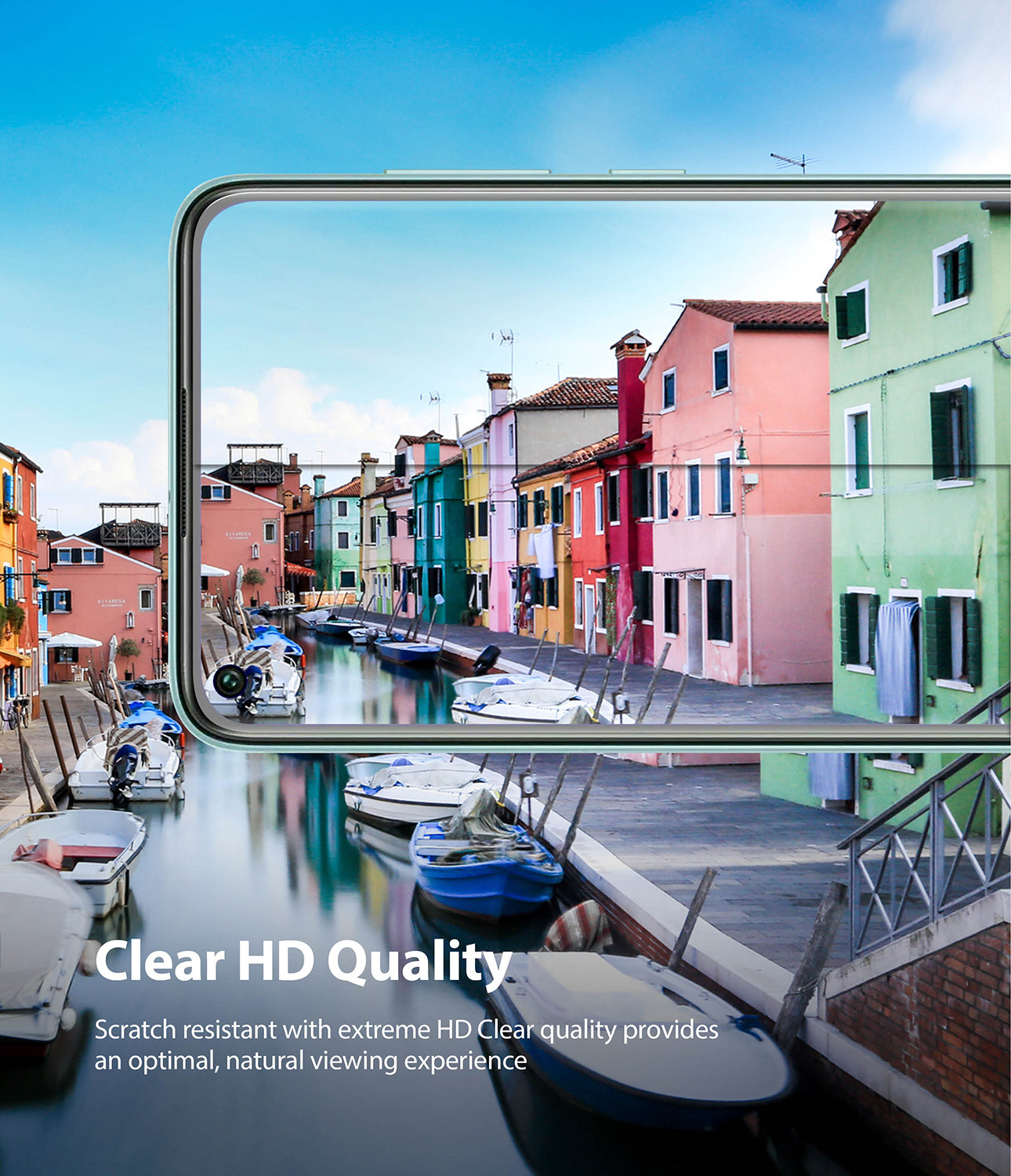 scratch resistant with extreme HD clear quality provides an optimal, natural viewing experience