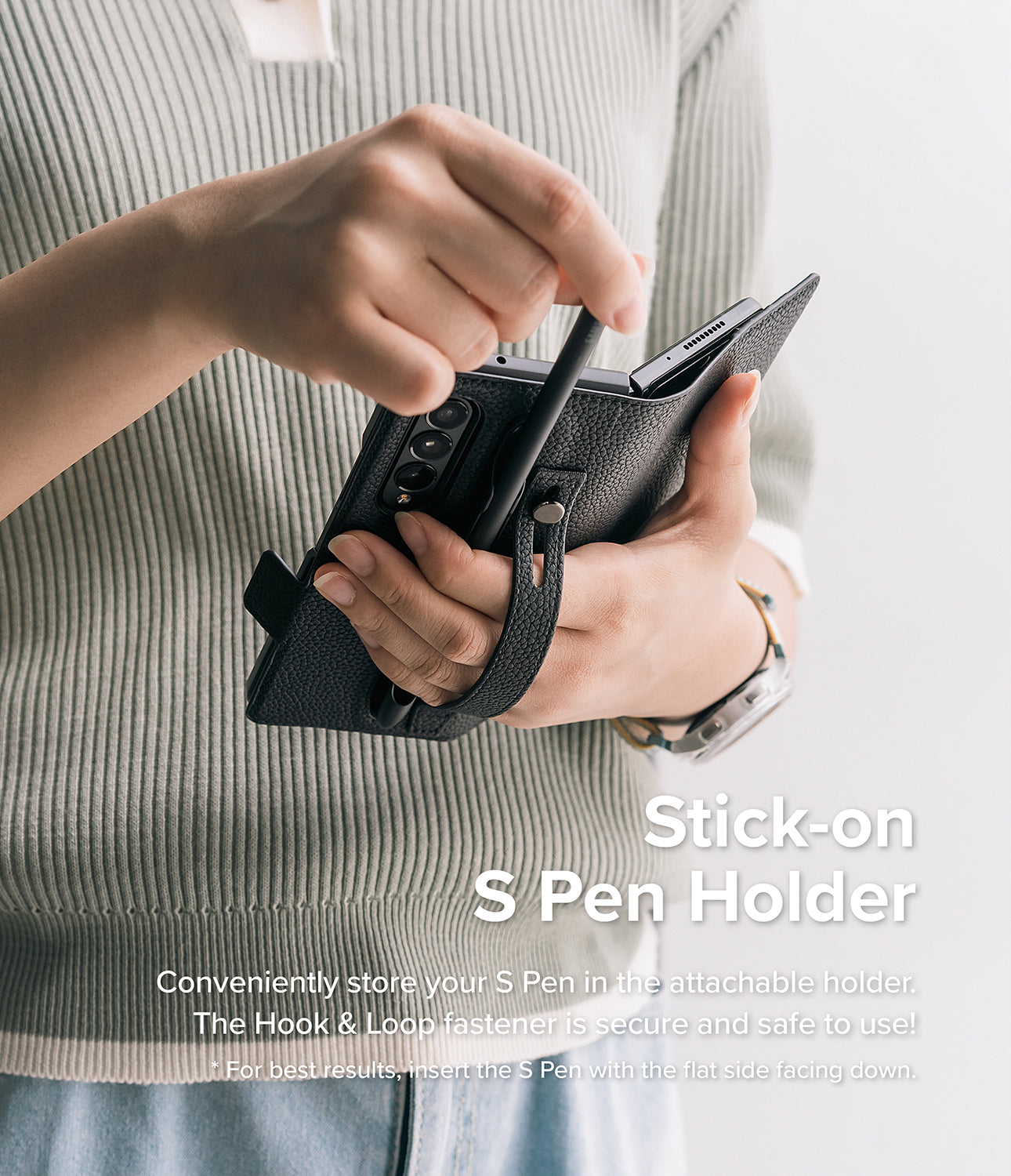 Galaxy Z Fold 4 Case | Folio Signature EZ Strap Plus