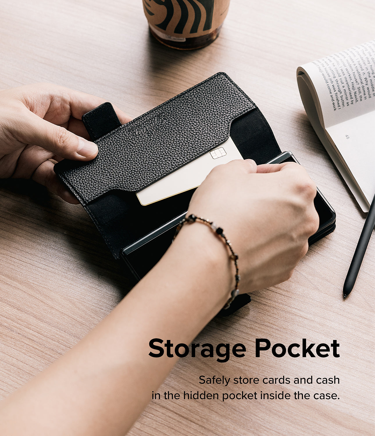 Galaxy Z Fold 4 Case | Folio Signature EZ Strap Plus