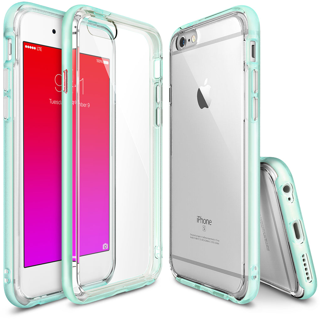 ringke frame bezel side protection case cover for iphone 6 6s main frost mint