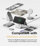 Compatible with Various accessories l Perfect for MagSafe designed accessories such as fast chargers, card holder, and car mounts.