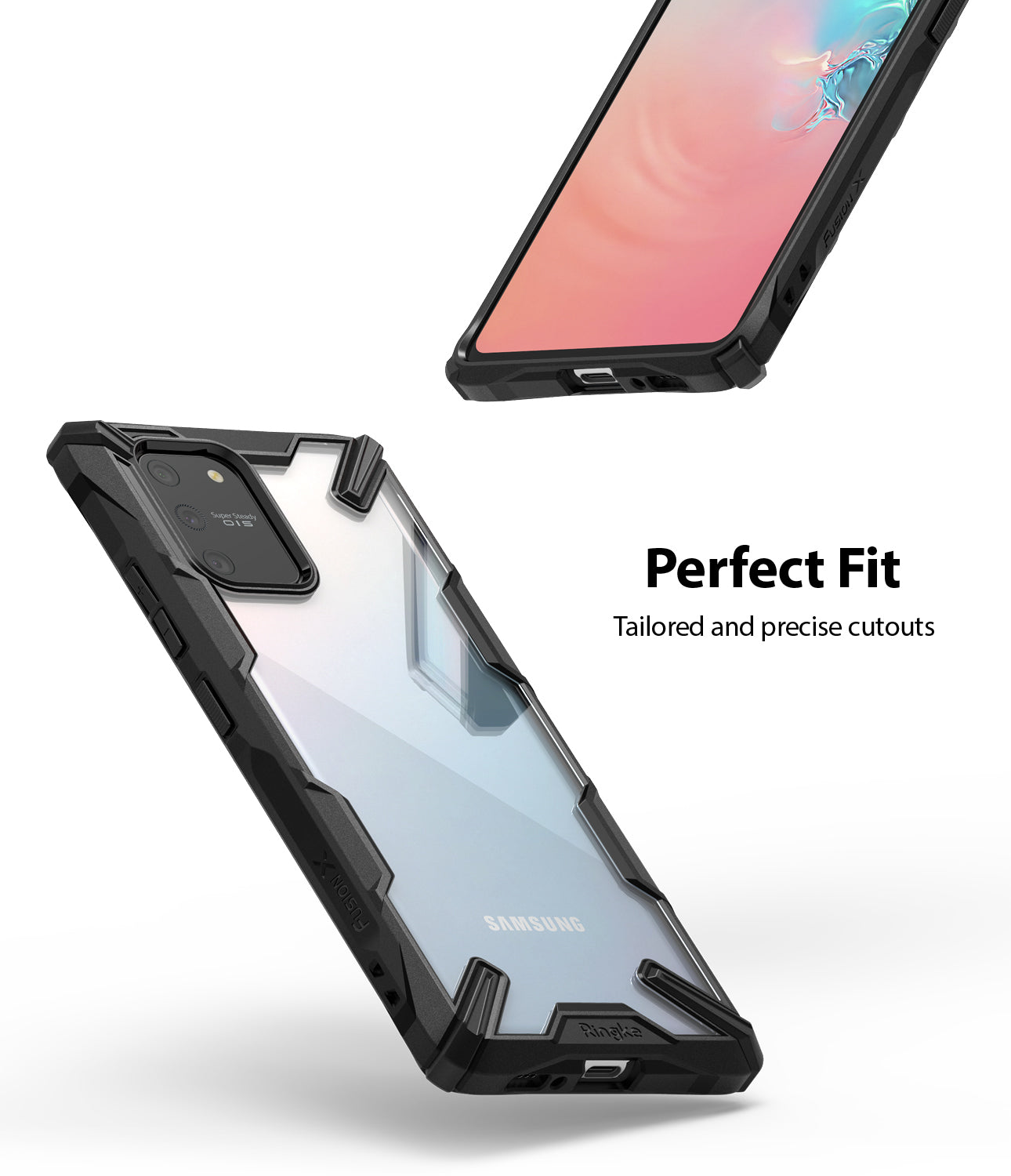 Ringke Fusion-X Case for Galaxy S10 Lite, Black, Perfect Fit