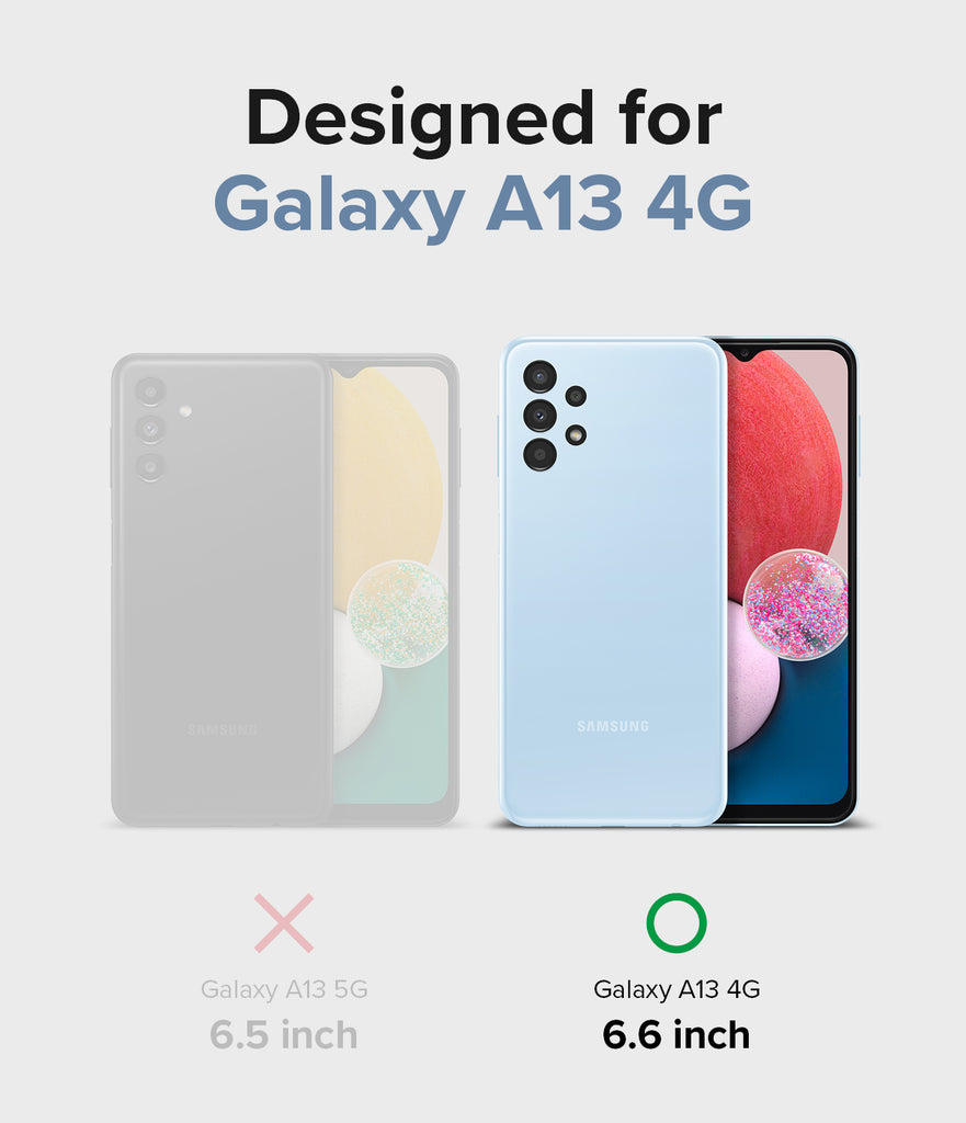 Galaxy A13 4G (LTE) Case 6.6 inch | Fusion | Clear / Matte Clear