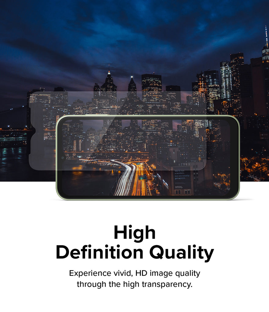High Definition Quality l Experience vivid, HD image quality through the high transparency.