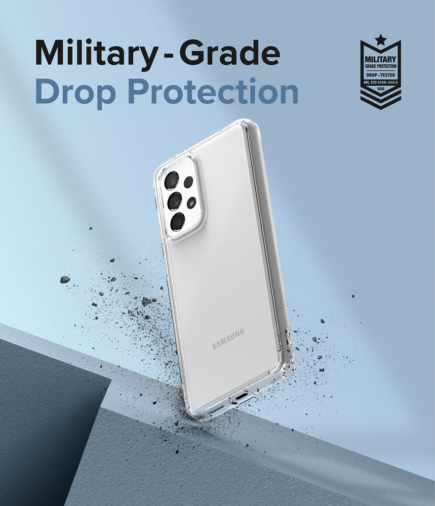 Galaxy A33 5G Case 6.4 inch | Fusion with Military Grade Drop Protection | Clear / Matte Clear
