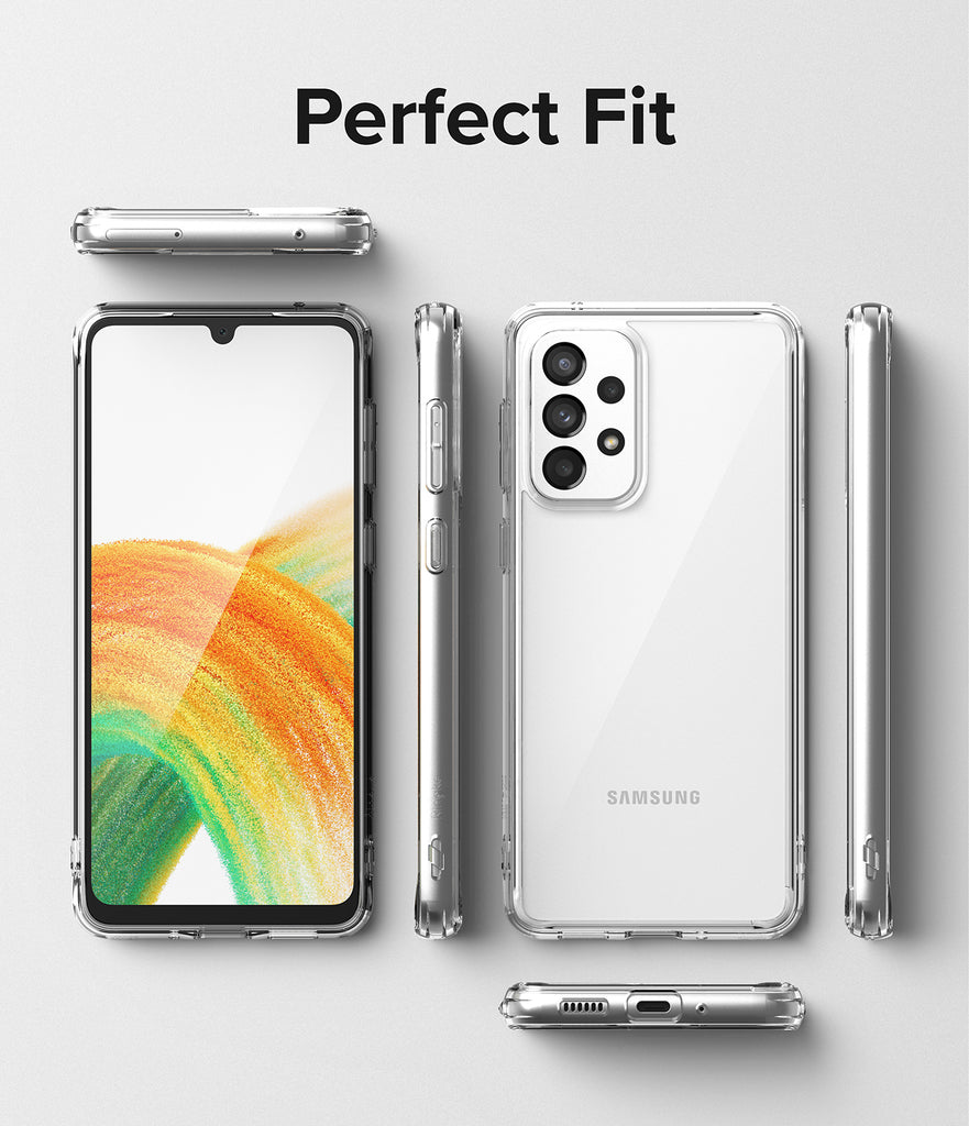 Galaxy A33 5G Case 6.4 inch Perfect Fit | Fusion | Clear / Matte Clear
