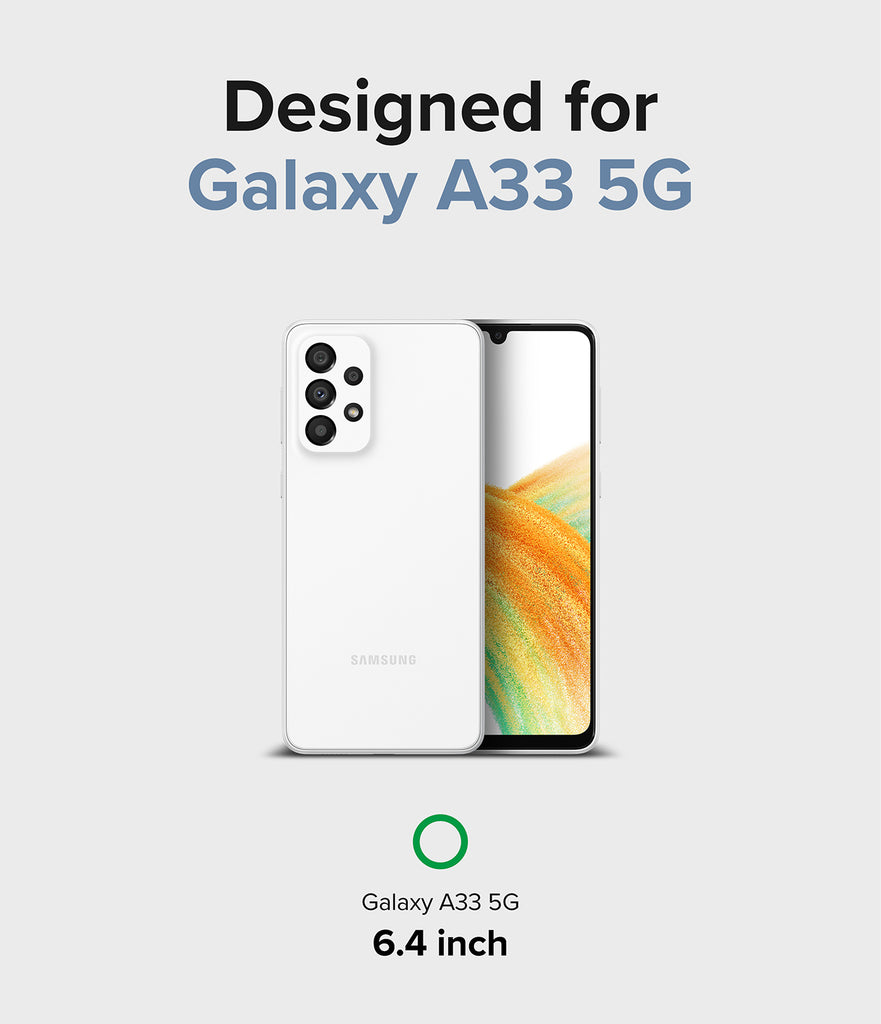 Galaxy A33 5G Case 6.4 inch | Fusion | Clear / Matte Clear