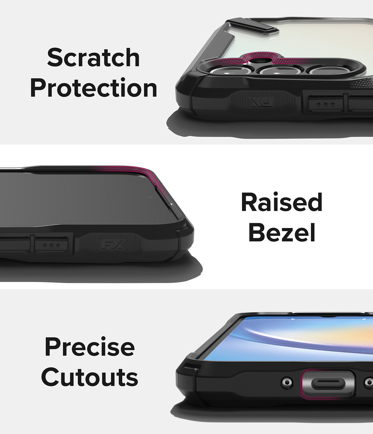 Scratch Protection l Raised Bezel l Precise Cutouts