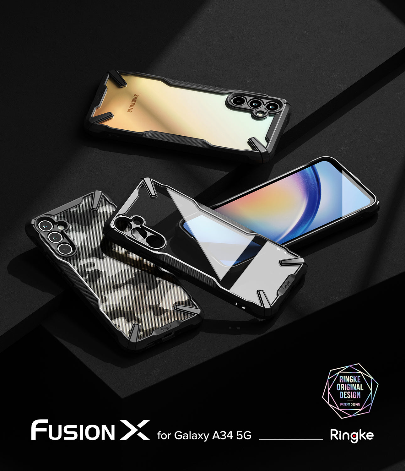 Ringke Fusion Compatible con Funda Samsung Galaxy A34 (5G) Carcasa  Transparente PC Trasera Dura con Parachoques de TPU Flexible Case - Clear :  : Electrónicos