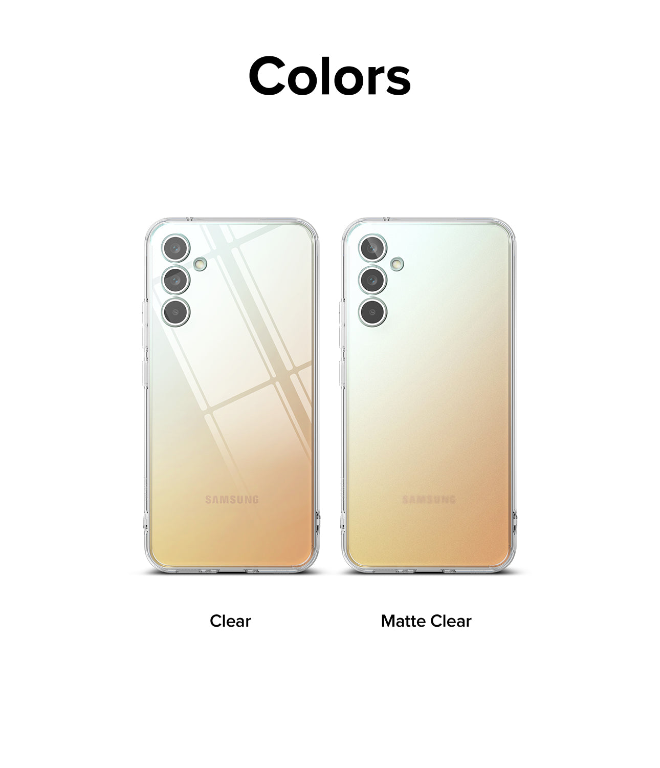 Colors l Clear / Matte Clear