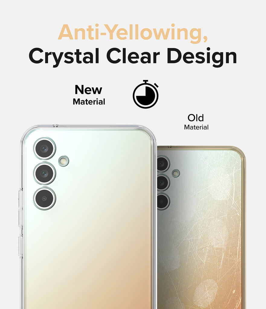 Anti-Yellowing, Crystal Clear Design l New Material