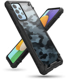 samsung galaxy a52 case - ringke fusion x camo black